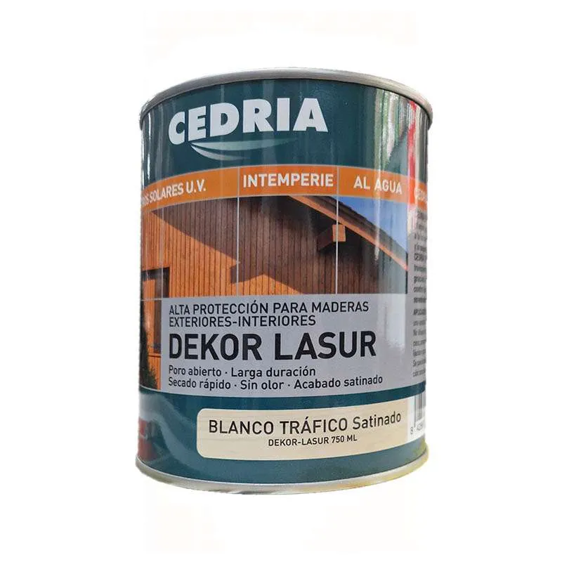 CEDRIA LASUR BLANCO TRAFICO