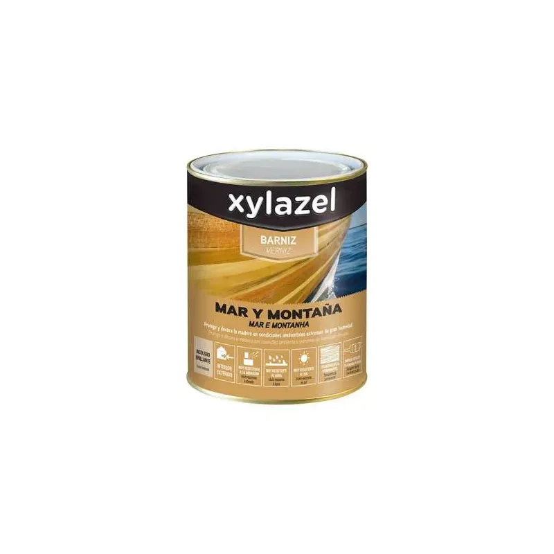Tienda online de Pinturas - Barnices - Barníz mar y montaña Xylazel Protector para madera